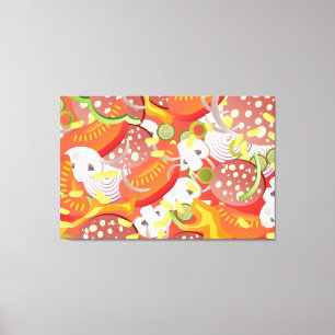 Pizza Canvas Afdruk