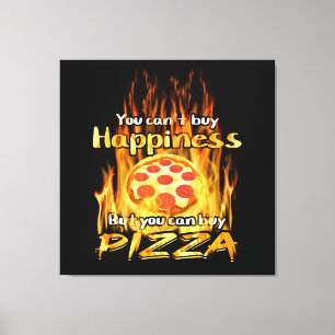 pizza canvas afdruk