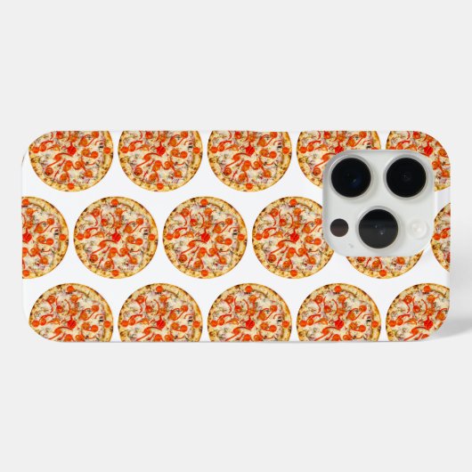 Pizza Case-Mate iPhone Case (Achterkant (horizontaal))