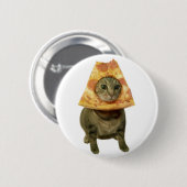 Pizza Cat Design Ronde Button 5,7 Cm (Voorkant /achterkant)