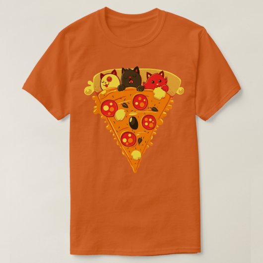 Pizza Cat T-shirt (Design voorkant)