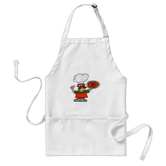 Pizza Chef Apron Standaard Schort (Voorkant)