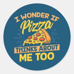 Pizza Cooking Lover Baking Fan Cook Gourmet Slice Ronde Sticker