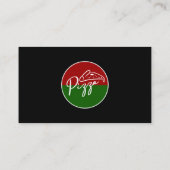 Pizza cool Shop Italien Restaurant Carte de visite (Dos)