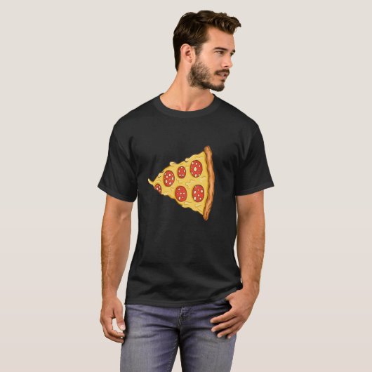 Pizza Costume Cute Pizza Slice Couple Matching Piz T-shirt (Voorkant volledig)