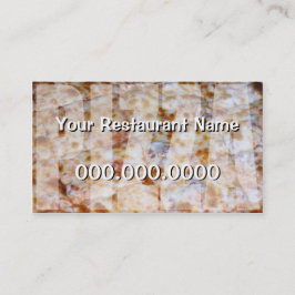 Pizza Coupon en Visitekaartje