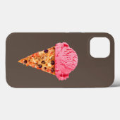 Pizza crème glacée Coque-Mate coque iphone (Verso (horizontal))