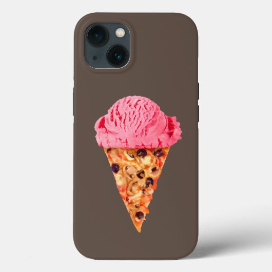Pizza crème glacée Coque-Mate coque iphone (Verso)