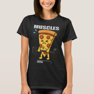 Pizza Deadlift Gym Rat Installeren Spier Lifting M T-shirt