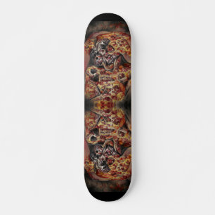 Pizza deathtrap grafische abstracte kunst skateboard