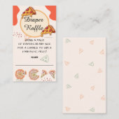 Pizza découpe Temps diaper la carte de fermeture d (Devant / Derrière)