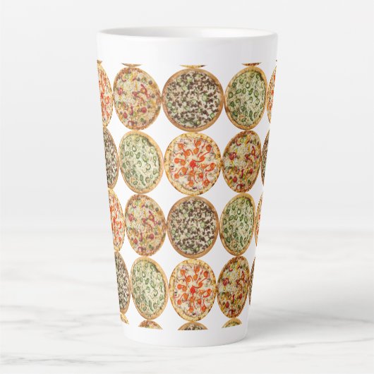 Pizza délice Latte Mug (Devant)