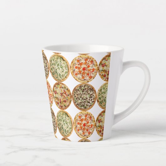 Pizza délice Latte Mug (Droite)