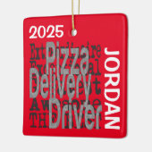 Pizza Delivery Driver Extraordinaire CUSTOM Keramisch Ornament (Links)