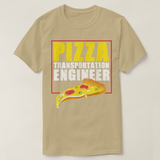 Pizza Delivery Guy Engineer 15653147 T-shirt (Design voorkant)