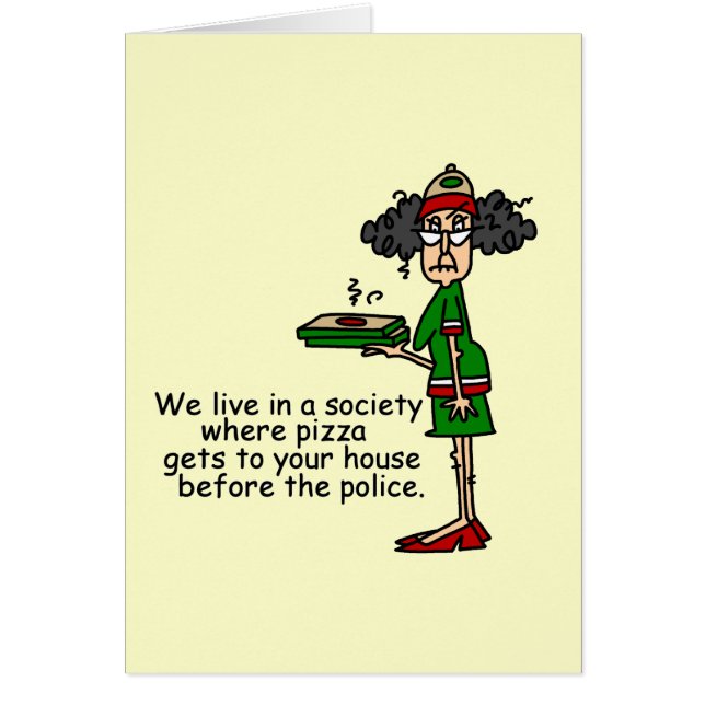 Pizza Delivery Humor (Voorkant)