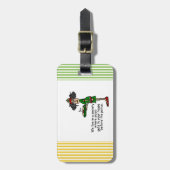 Pizza Delivery Humor Bagagelabel (Voorkant verticaal)