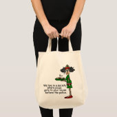 Pizza Delivery Humor Tote Bag (Voorkant (product))