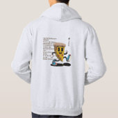 Pizza Design: Circular View  Hoodie (Achterkant)