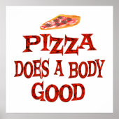 Pizza doet het goed poster (Voorkant)