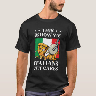 Pizza Eater Italiaans Eten Taart Kaas Pizza Lover T-shirt