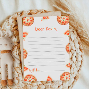 Pizza Eerste Verjaardagsfeest Tijd Capsule Kaart