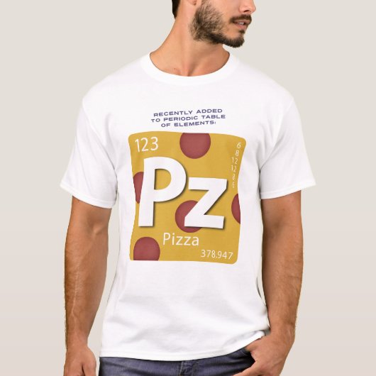 Pizza Element met Pepperoni. Shirt (Voorkant)