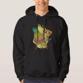 Pizza en ananas Dance Hoodie (Voorkant)
