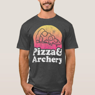 Pizza en Archery T-shirt