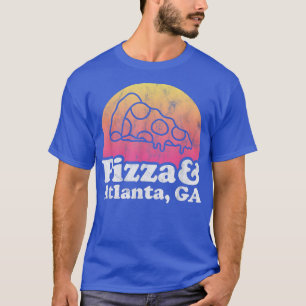 Pizza en Atlanta, GA of Georgië T-shirt