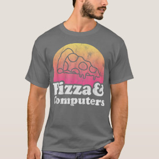 Pizza en computers of computer t-shirt