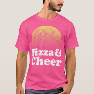 Pizza en juichen of cheerleader cheerleading t-shirt