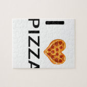 Pizza en liefde legpuzzel (Horizontaal)