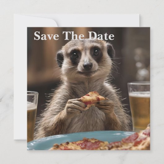 Pizza en Pints: de perfecte snackpauze van een mee Save The Date (Voorkant)