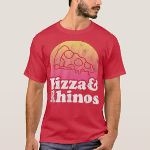 Pizza en Rhinos of Rhinoceros T-shirt