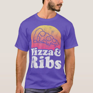 Pizza en ribben t-shirt