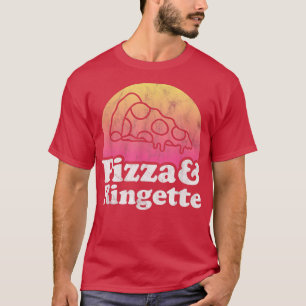 Pizza en Ringette T-shirt