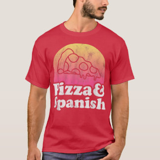 Pizza en Spaans of Spaans leraar 14212965 T-shirt