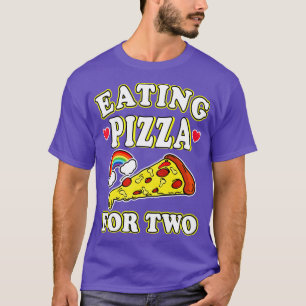 Pizza eten voor twee t-shirt