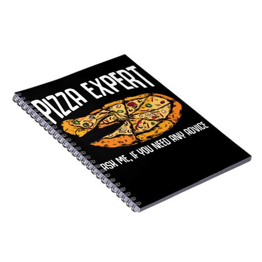 Pizza Expert Funny Pizza Advice Notitieboek (Rechterzijde)