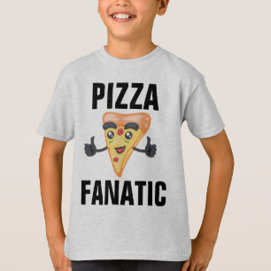 PIZZA FANATIC FUNNY BOYS T-SHIRTS