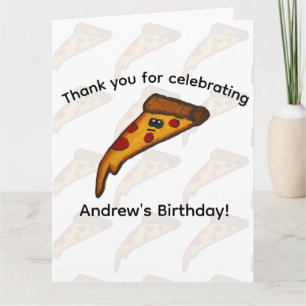 Pizza Feest Dank Je Bedankkaart