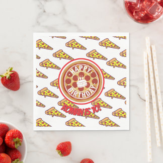 Pizza Feest Verjaardagsdecor | Leuke Pizza Slice T Servet
