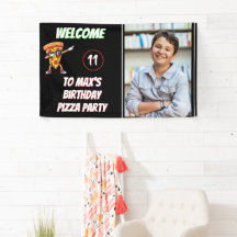 Pizza Feestje Verjaardagsplezier Pizza Punt Kinder