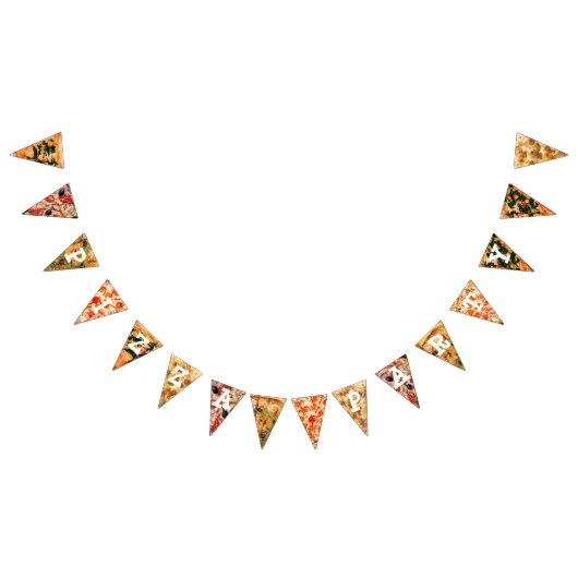 Pizza fête Anniversaire Drapeau (Tout)