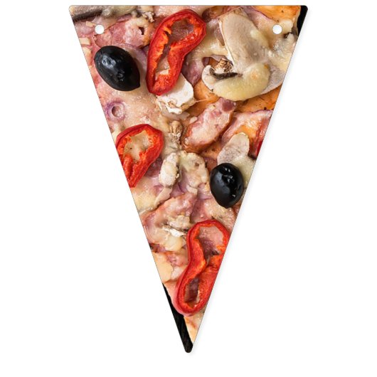 Pizza fête Anniversaire Drapeau (Deuxième drapeau)