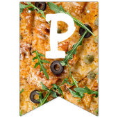 Pizza fête Anniversaire Drapeau (Troisième drapeau)