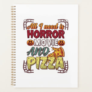 Pizza Film d'Horreur Halloween Citrouille Crâne Tr