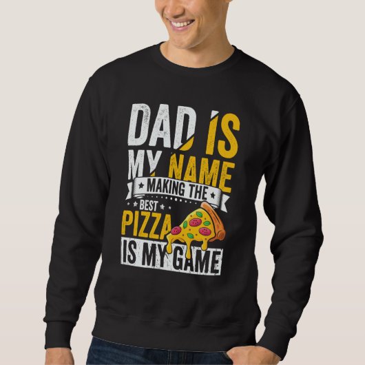 Pizza  for Dad Humor for Father's Day  1 Trui (Voorkant)
