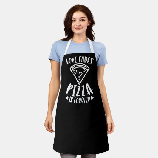 PIZZA FOREVER KITCHEN APRON SCHORT (Gedragen)